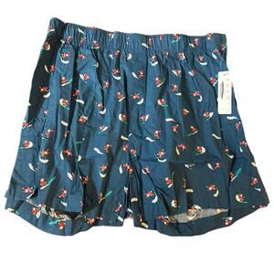 J. Crew Printed Santa Boxers Size Large